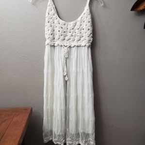White Keren Hart Sundress